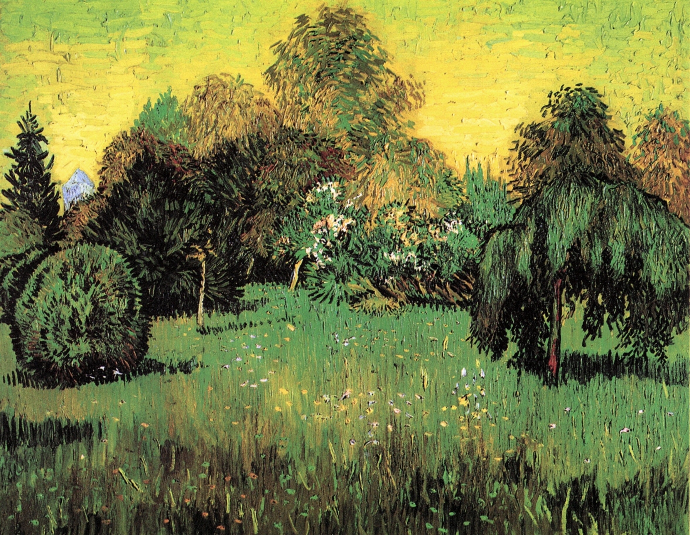 Картина Ван Гога Сад Поэта 1888